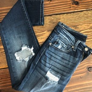 Kancan high waisted, ripped, skinny jeans